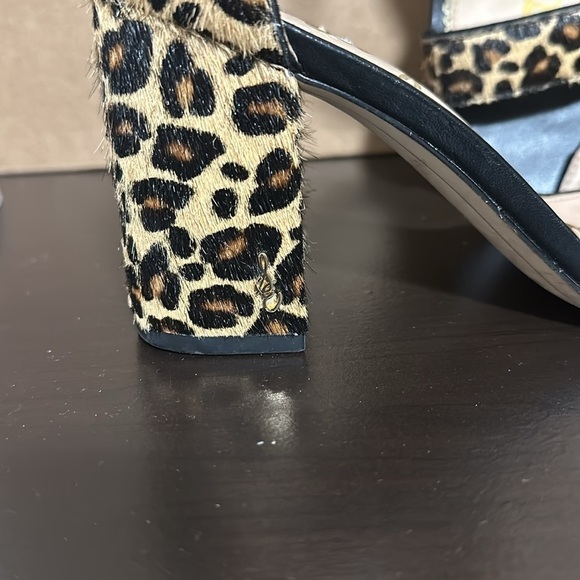 Sam Edelman Daniella  Calf Hair block heel sandals - Picture 2 of 7